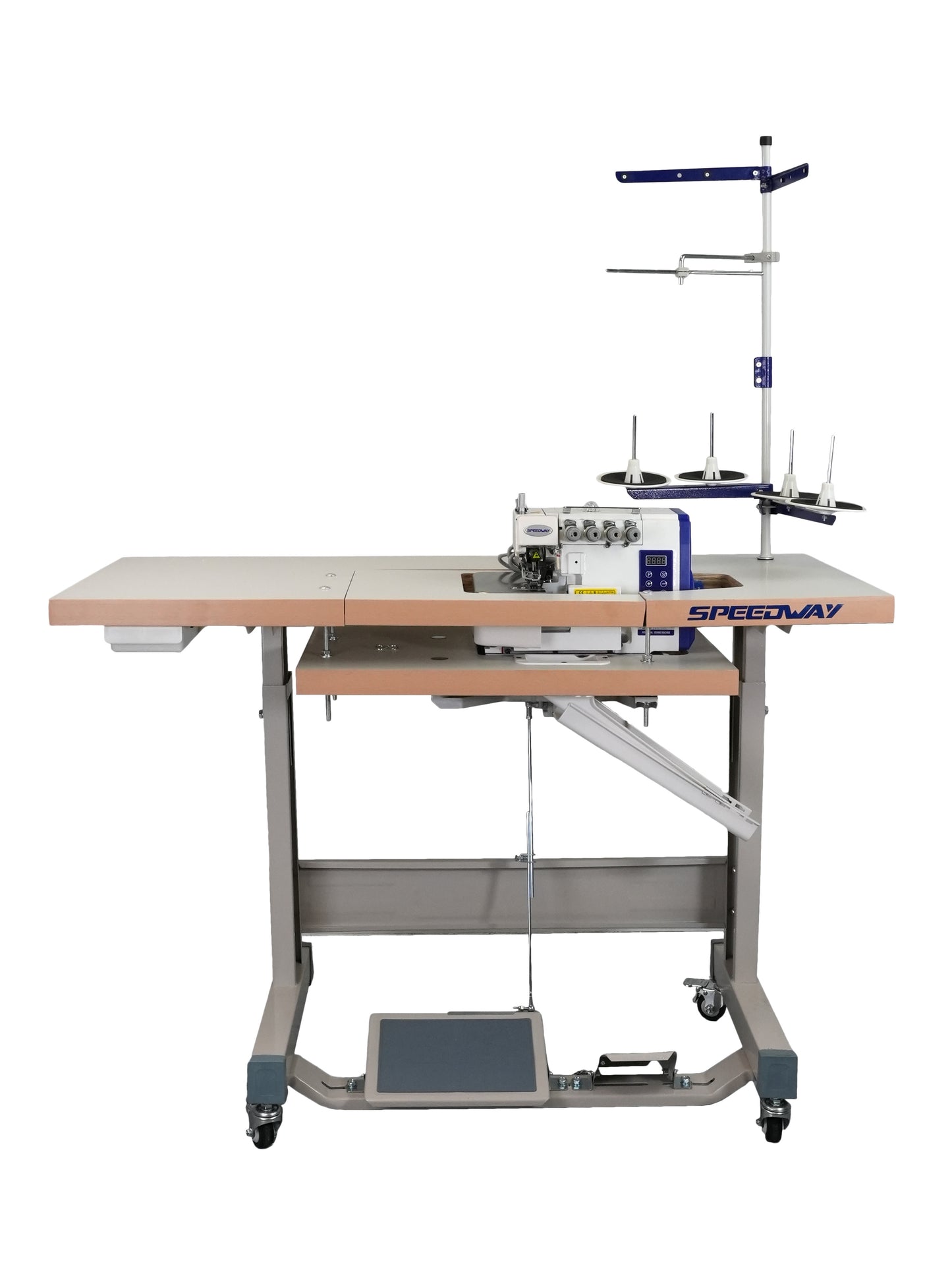 SPEEDWAY SW 747 E 4 Thread Overlock Industrial Sewing Machine Assembled with Dir image 9