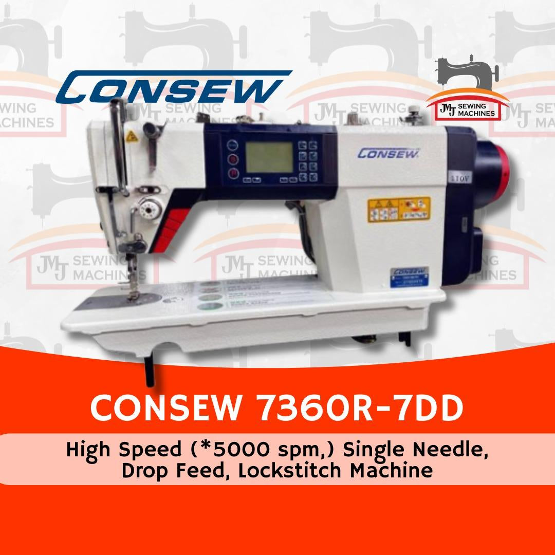 CONSEW 7360R-7DD Single Needle with table image 0