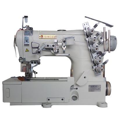 SINGER 523D-364-31-03 3 Needle Flatbed Coverstitch Industrial Sewing Machine Ass image 0