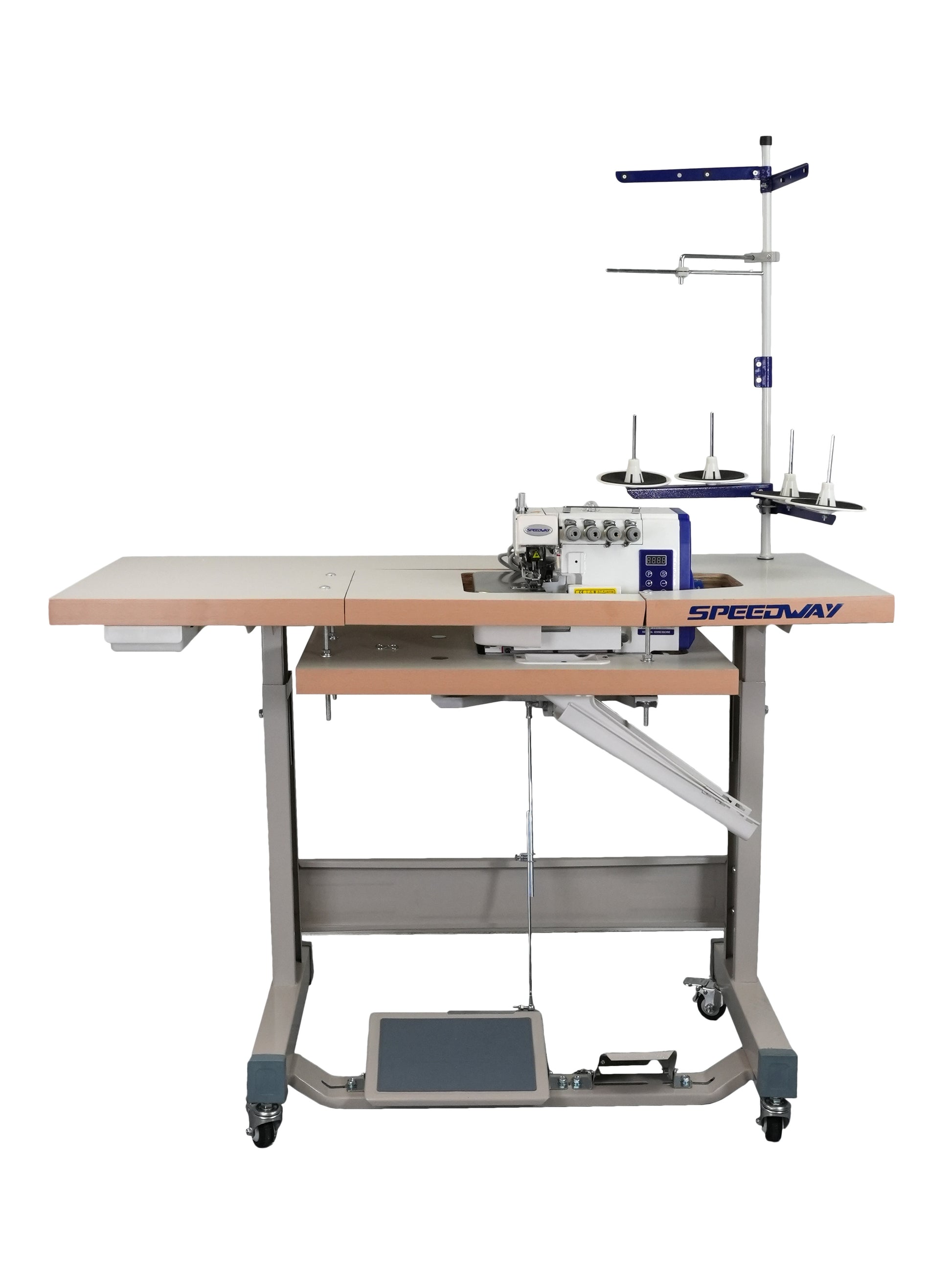 SPEEDWAY SW 747 E 4 Thread Overlock Industrial Sewing Machine Assembled with Dir image 9