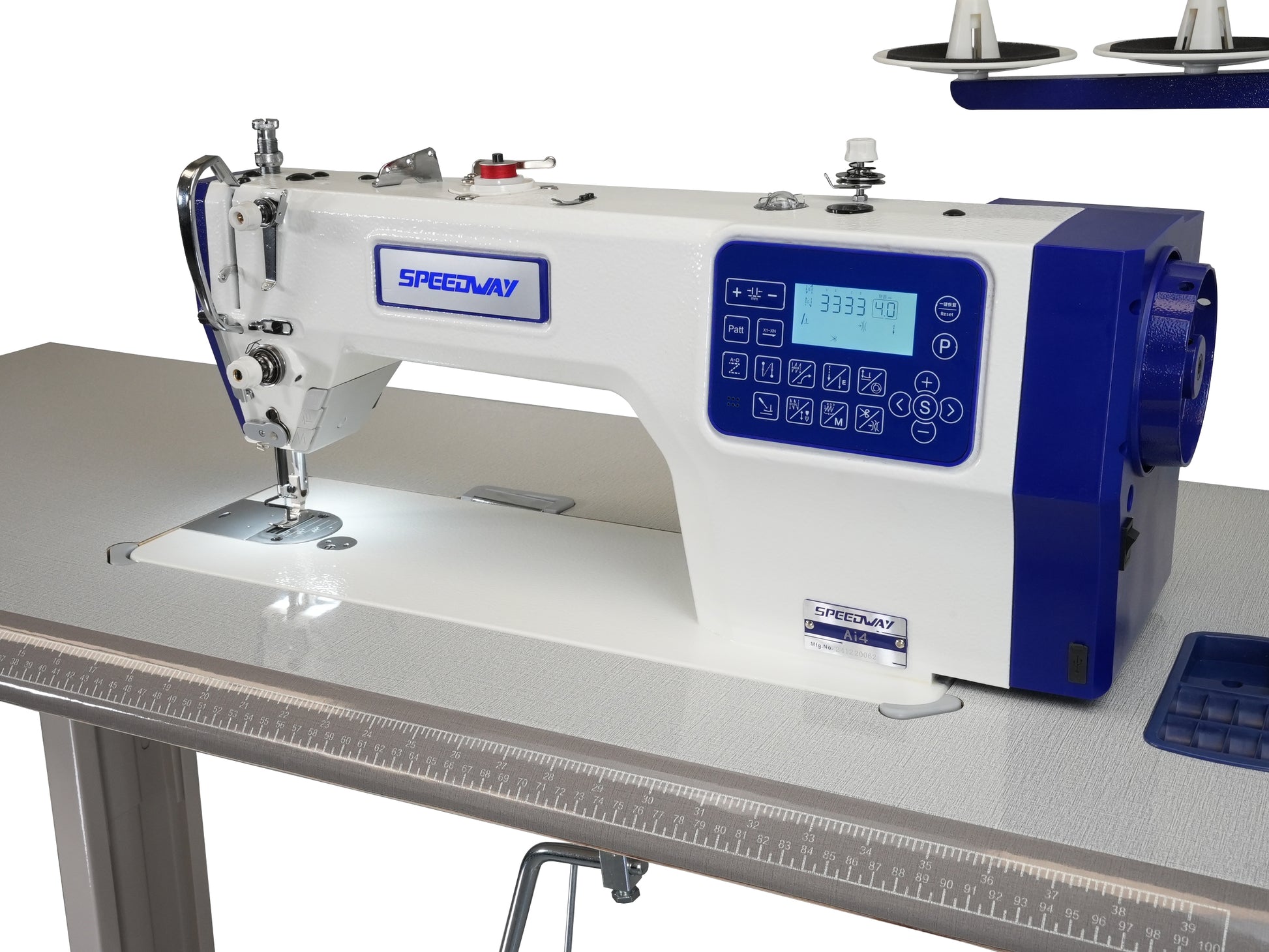 SPEEDWAY AI4 Material Recognition Automatic Direct Drive Lockstitch Sewing Machi image 2