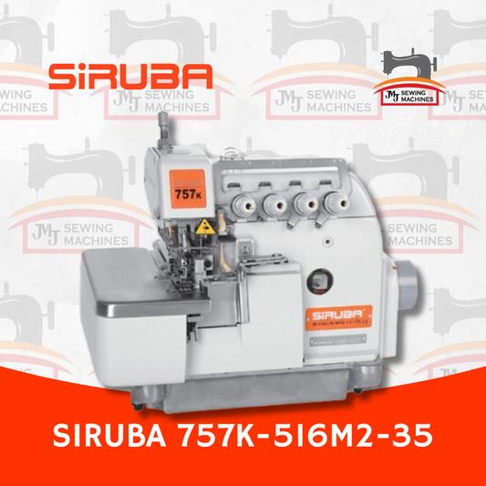 SIRUBA 757K-516M2-35 5 5 Thread Overlock Industrial Sewing Machine Assembled wit image 1