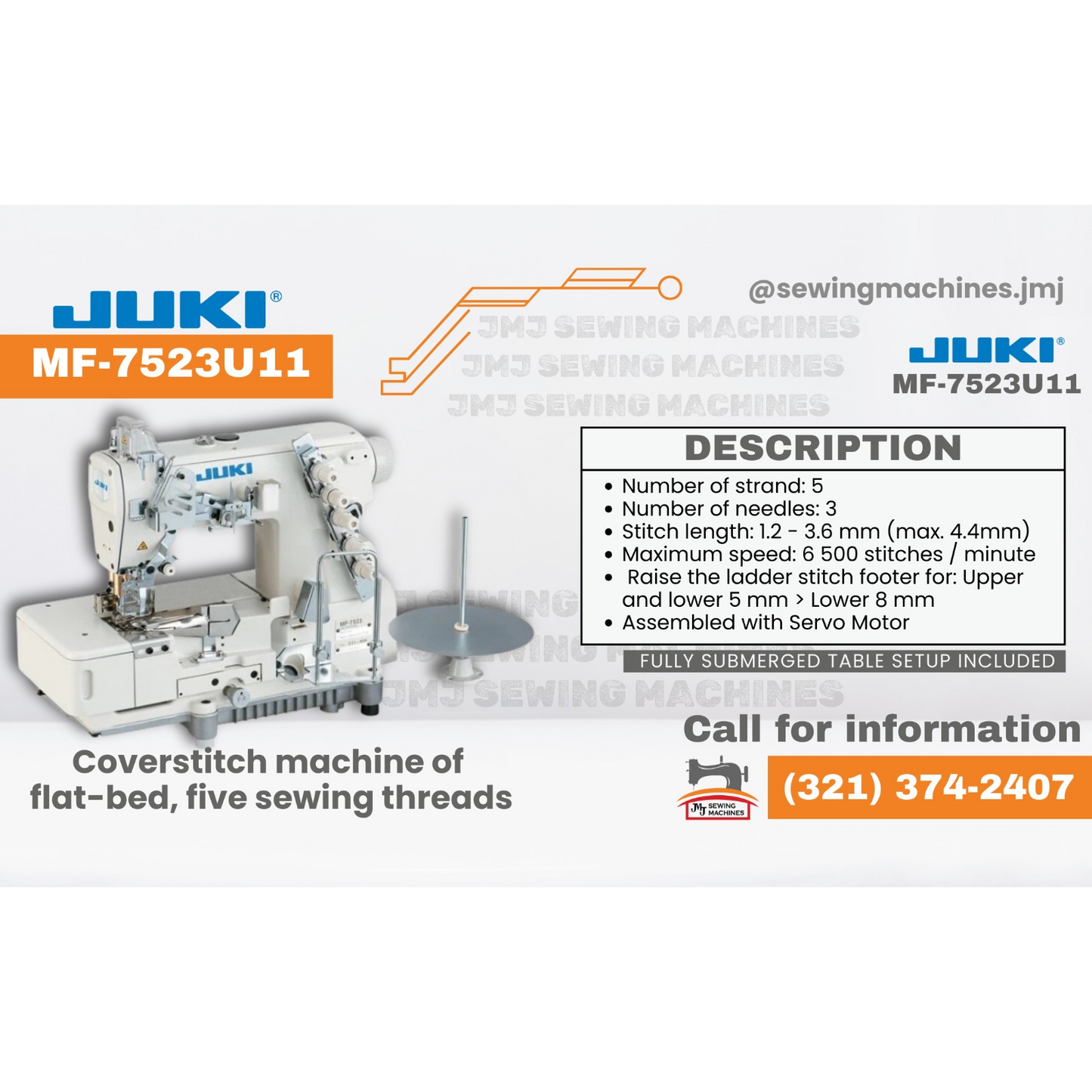 JUKI MF 7523-UII image 0