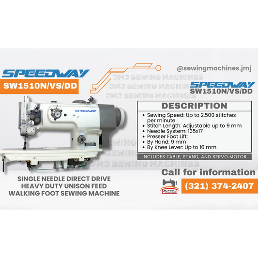 SPEEDWAY SW-1510N/DD/VS Walking Foot image 0