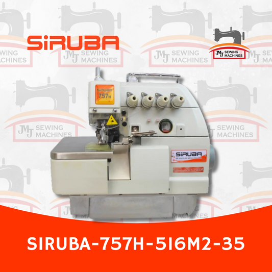SIRUBA 757H-516M2-35 5 Thread Overlock Industrial Sewing Machine image 0